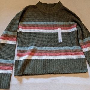 So green striped top